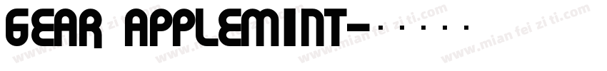 Gear Applemint字体转换